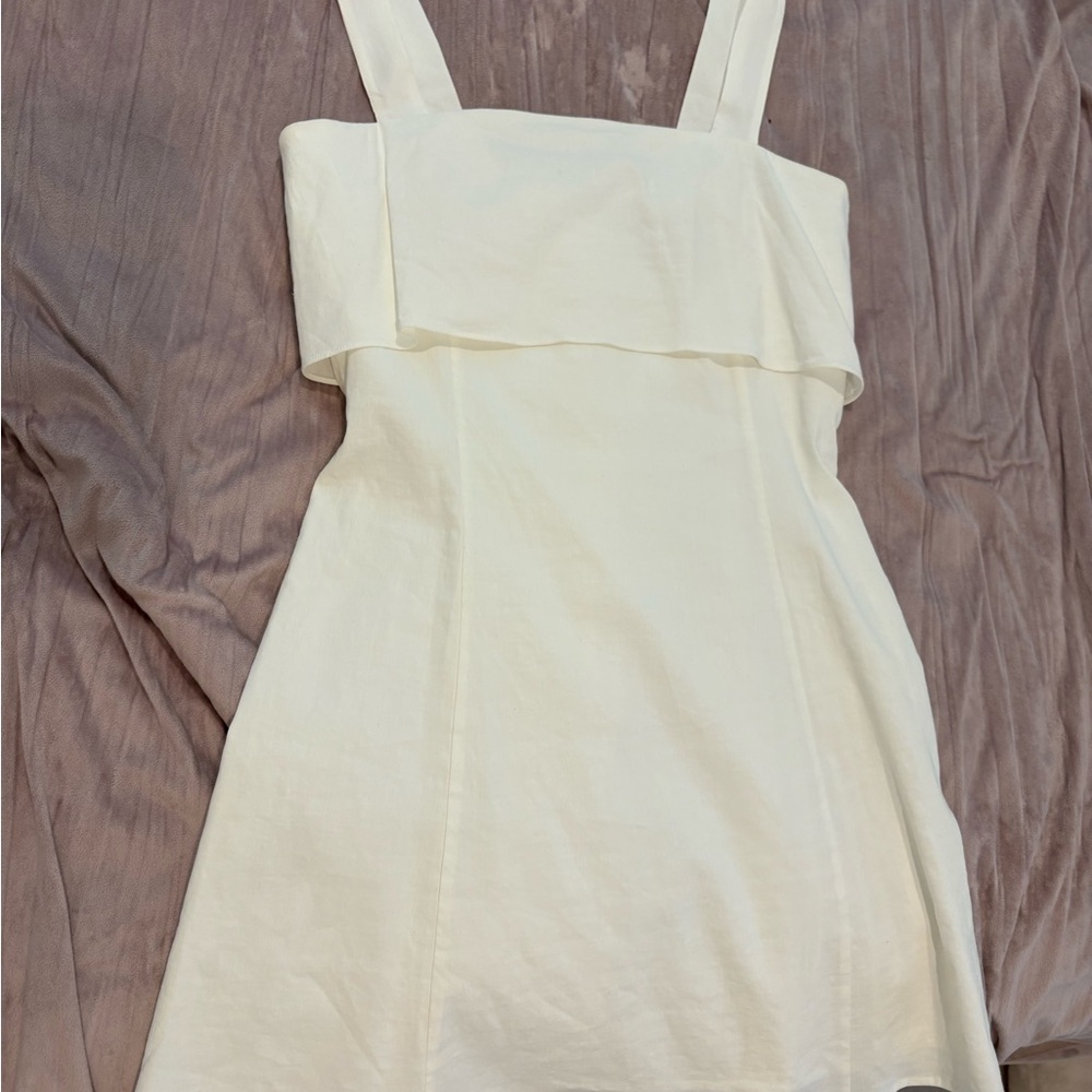 Theory Cream Mini Dress